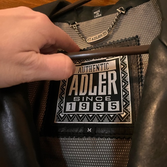 Authentic Adler Leather Coat - Picture 2 of 4
